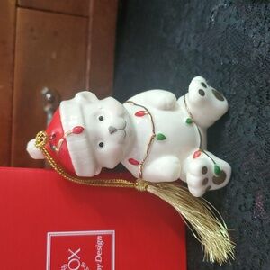 NIB Lenox Bear Ornament! JO